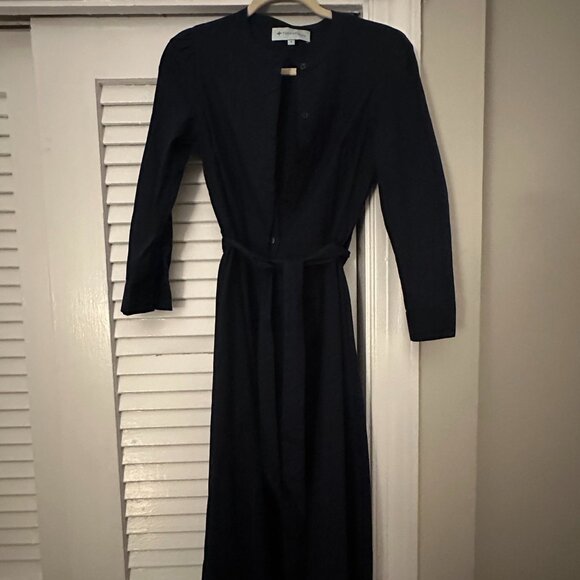 Tuckernuck Navy Poplin Catherine Dress. New without tags. - Picture 2 of 2